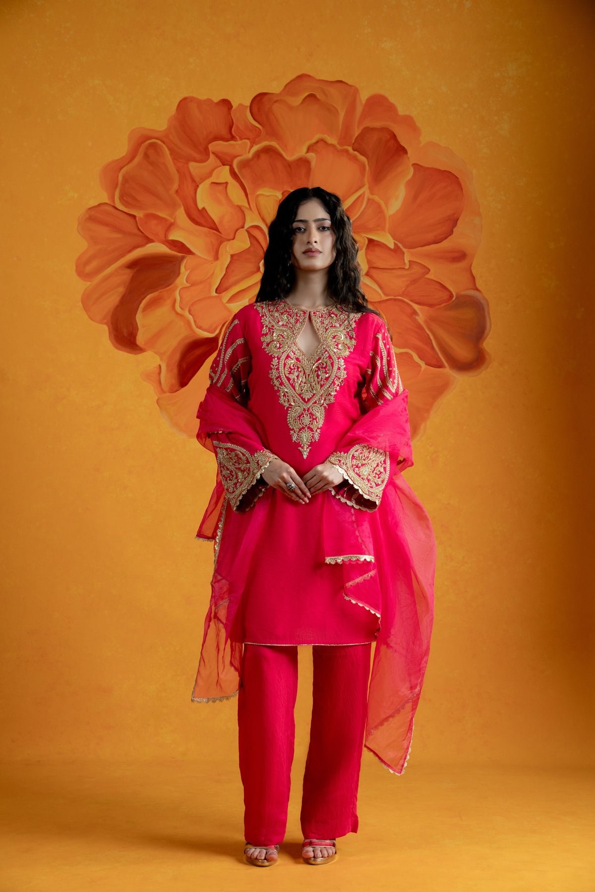 Gulabi Aada Set - Divya Upadhya