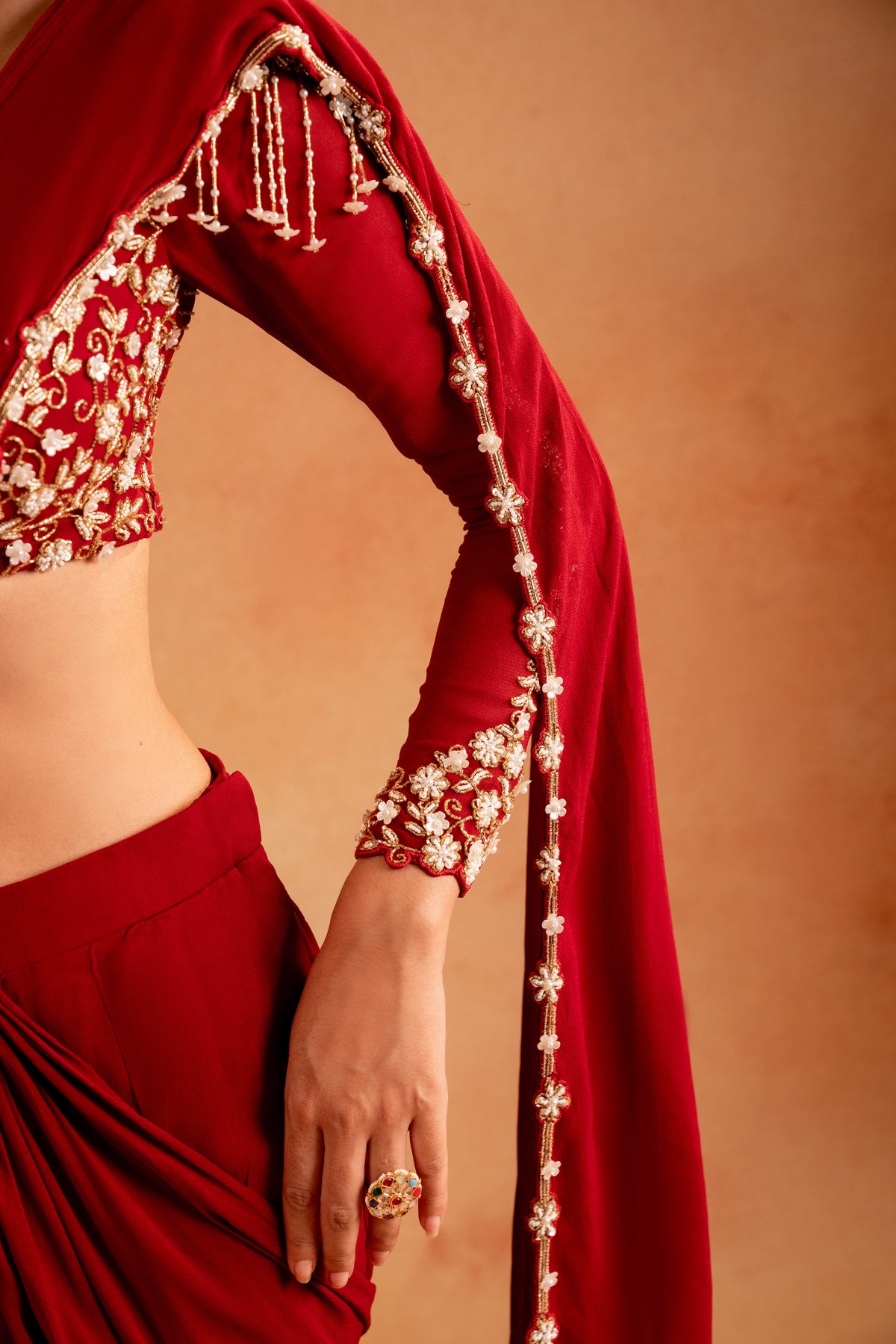 Ruby Noor Saree - Divya Upadhya