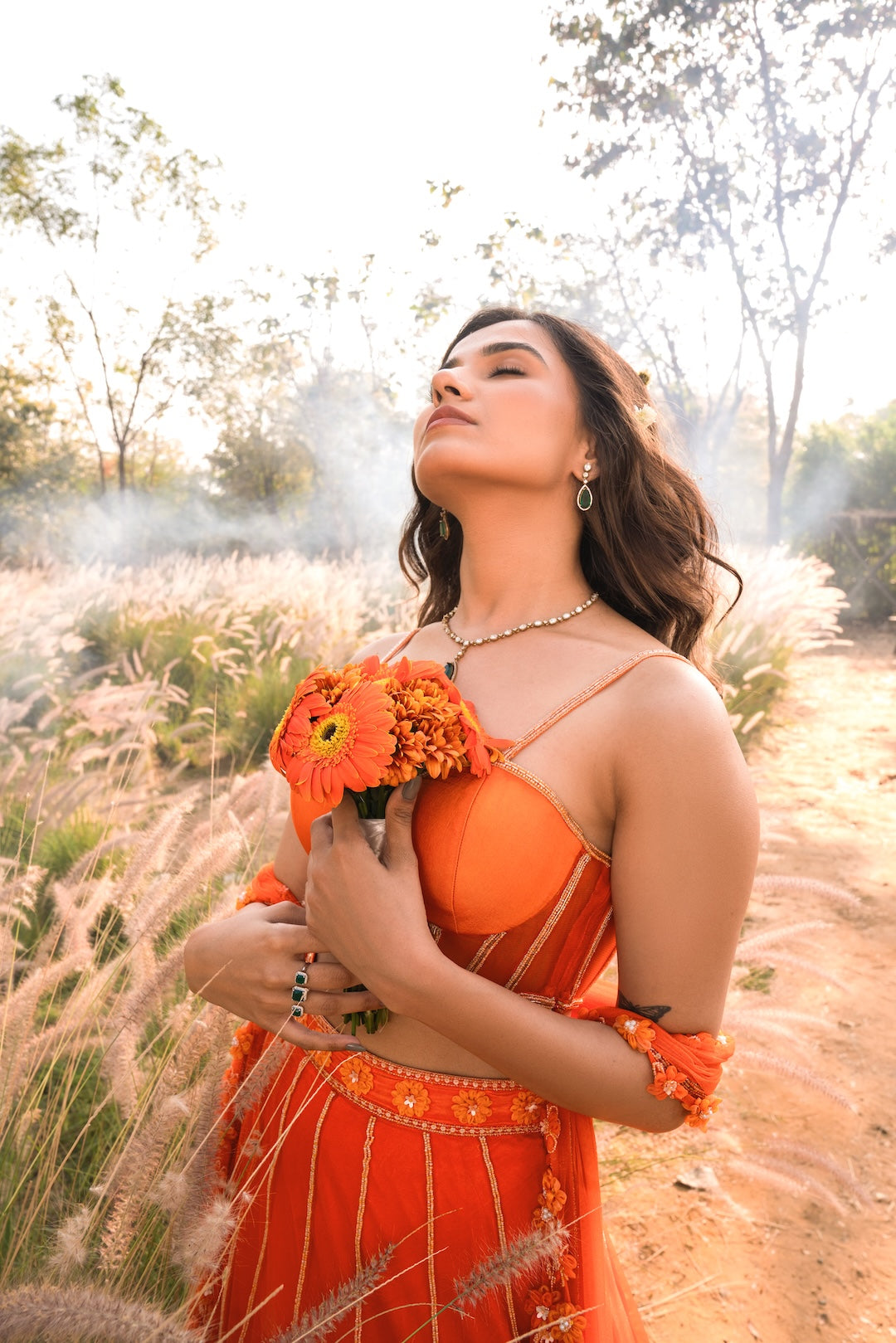 Marigold Muse Lehenga
