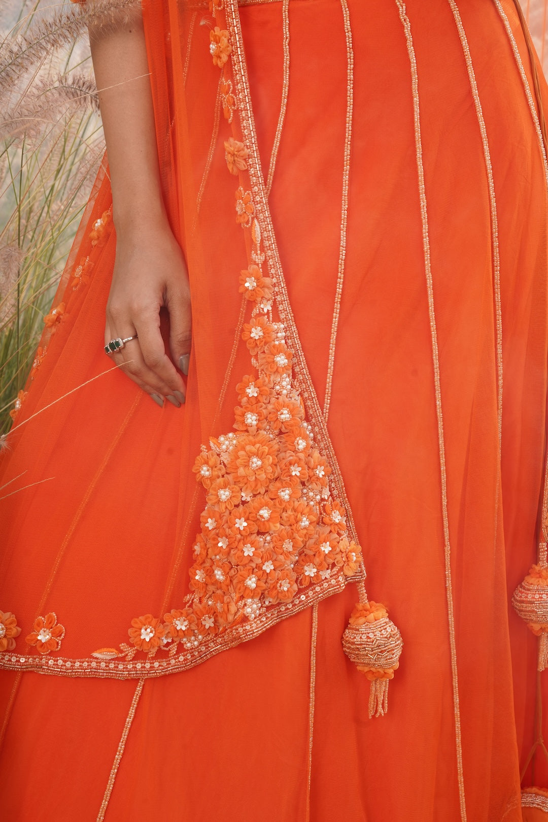 Marigold Muse Lehenga
