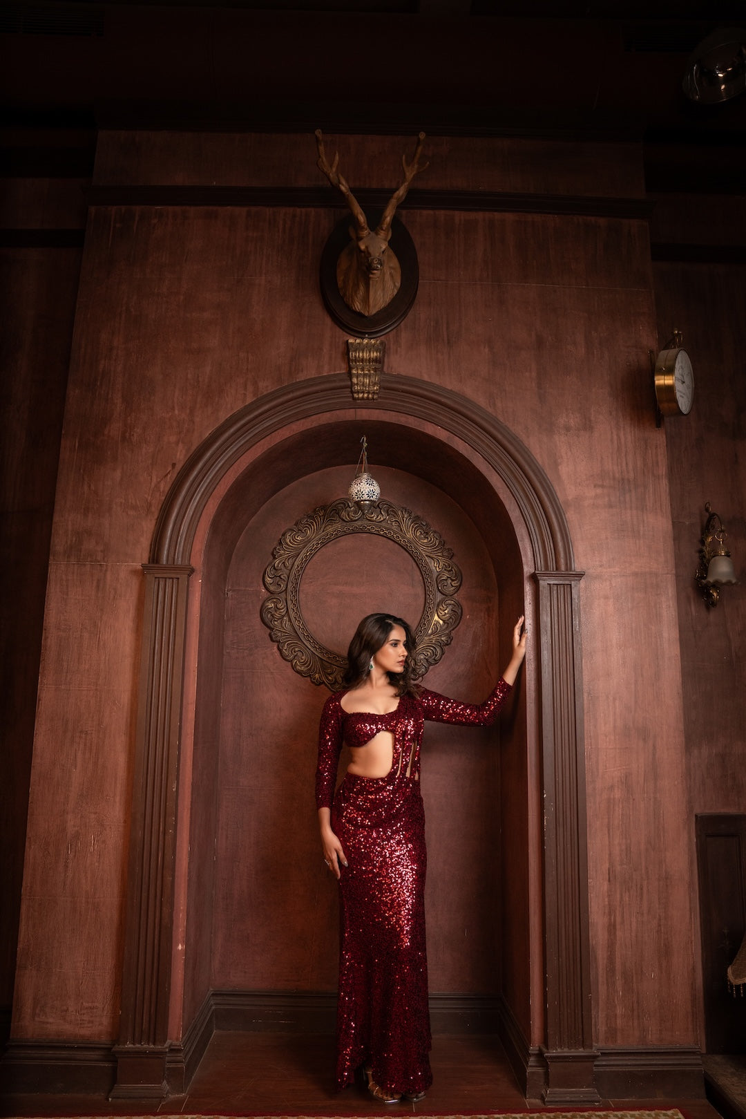 Ruby Luxe Saree