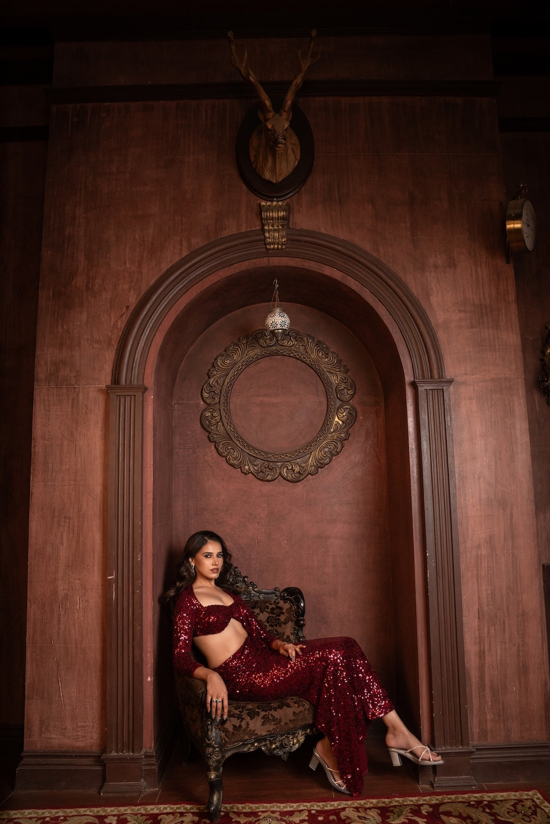 Ruby Luxe Saree