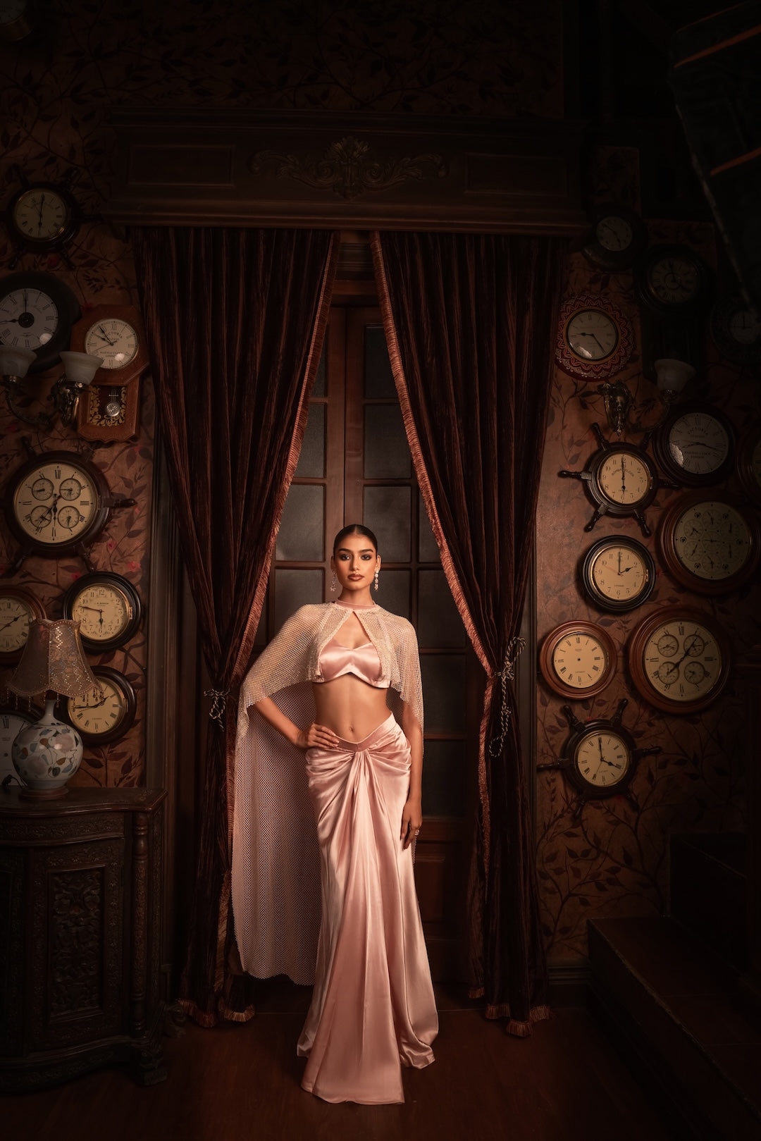 Starlit Peach Drape