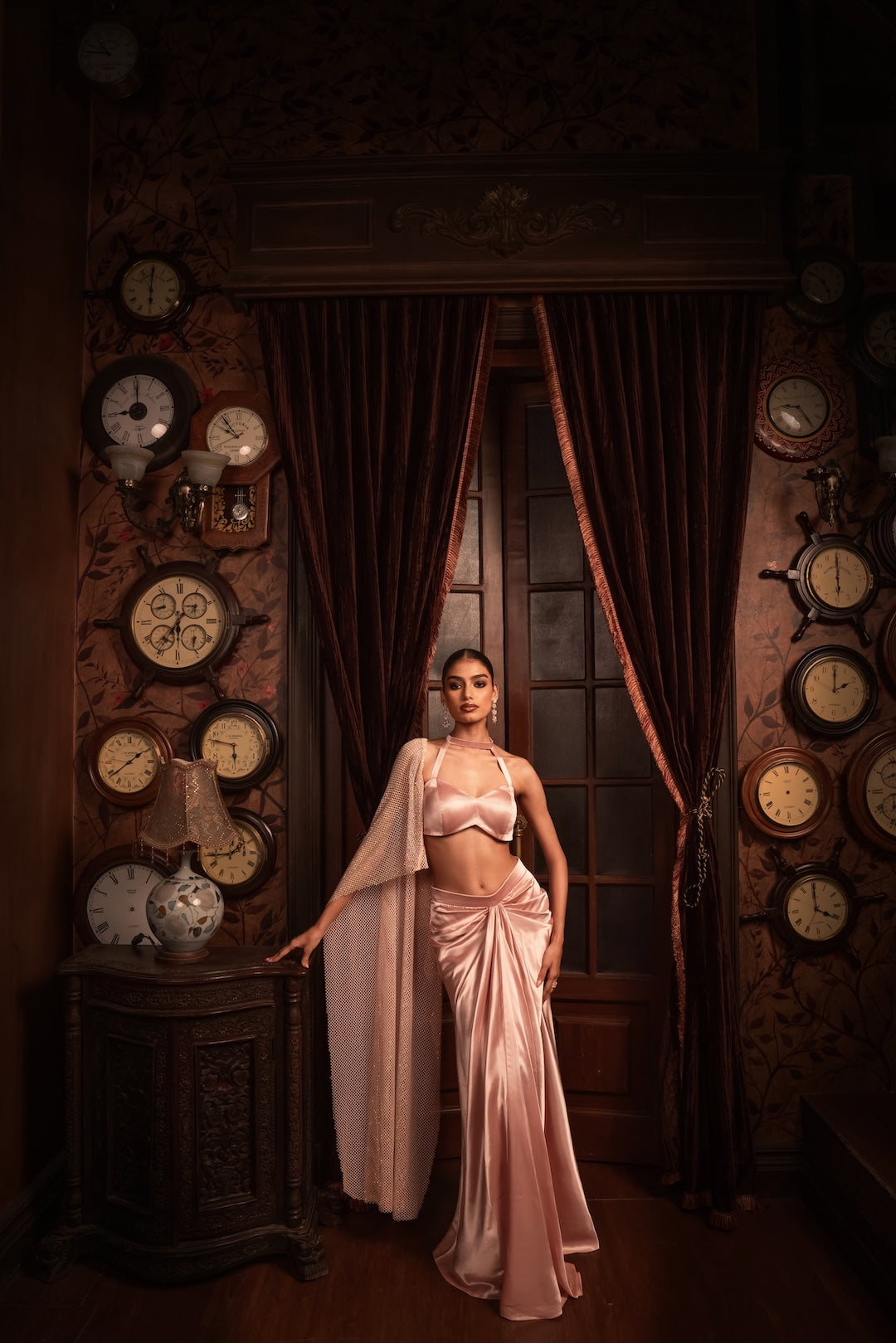 Starlit Peach Drape