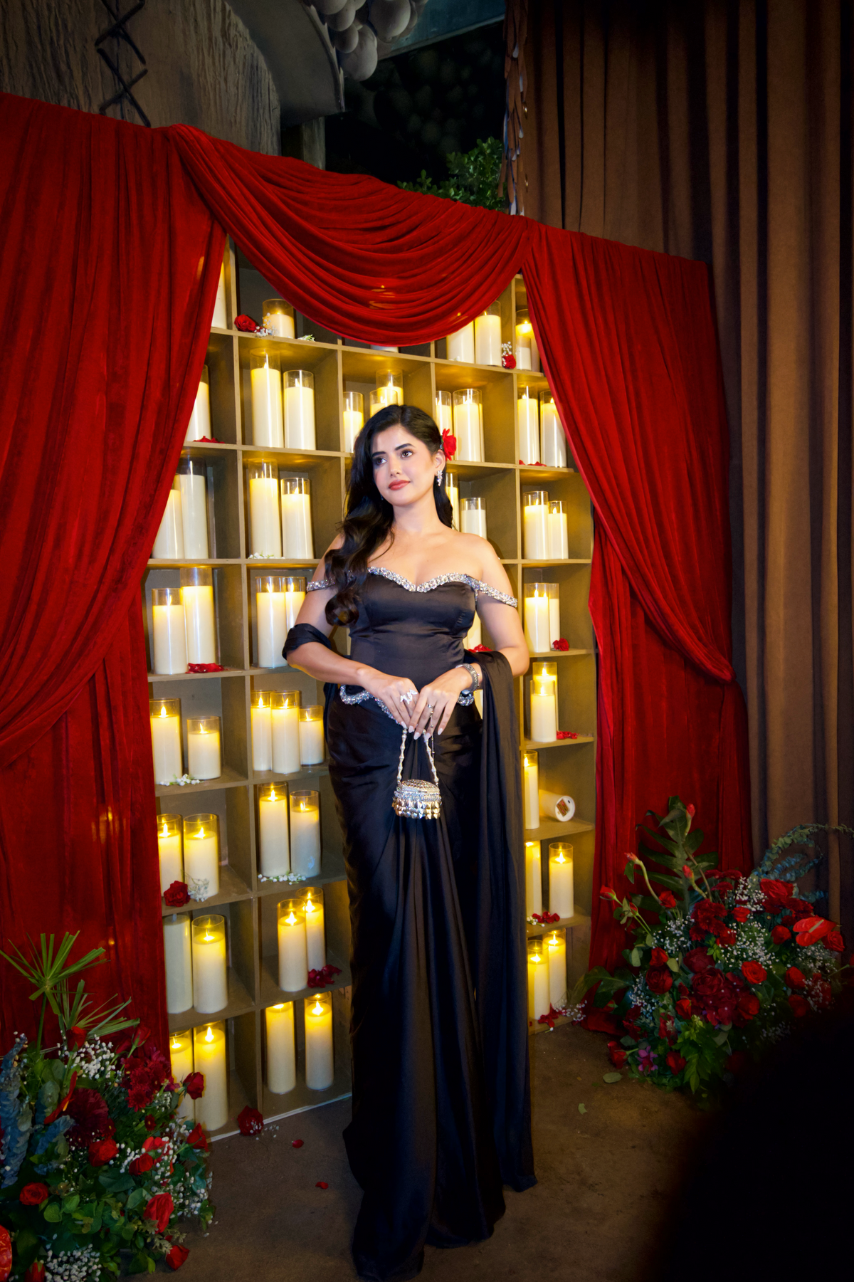 Midnight Muse Saree - Divya Upadhya