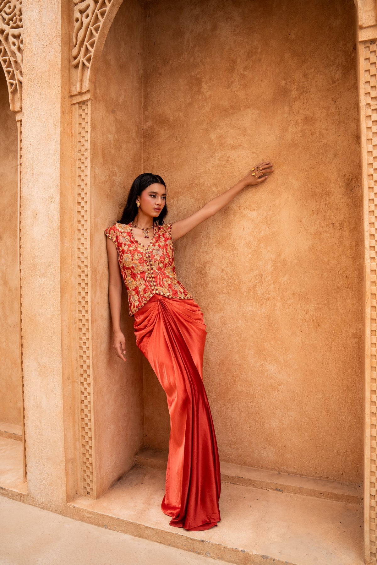 Aarna Indowestern set - Divya Upadhya