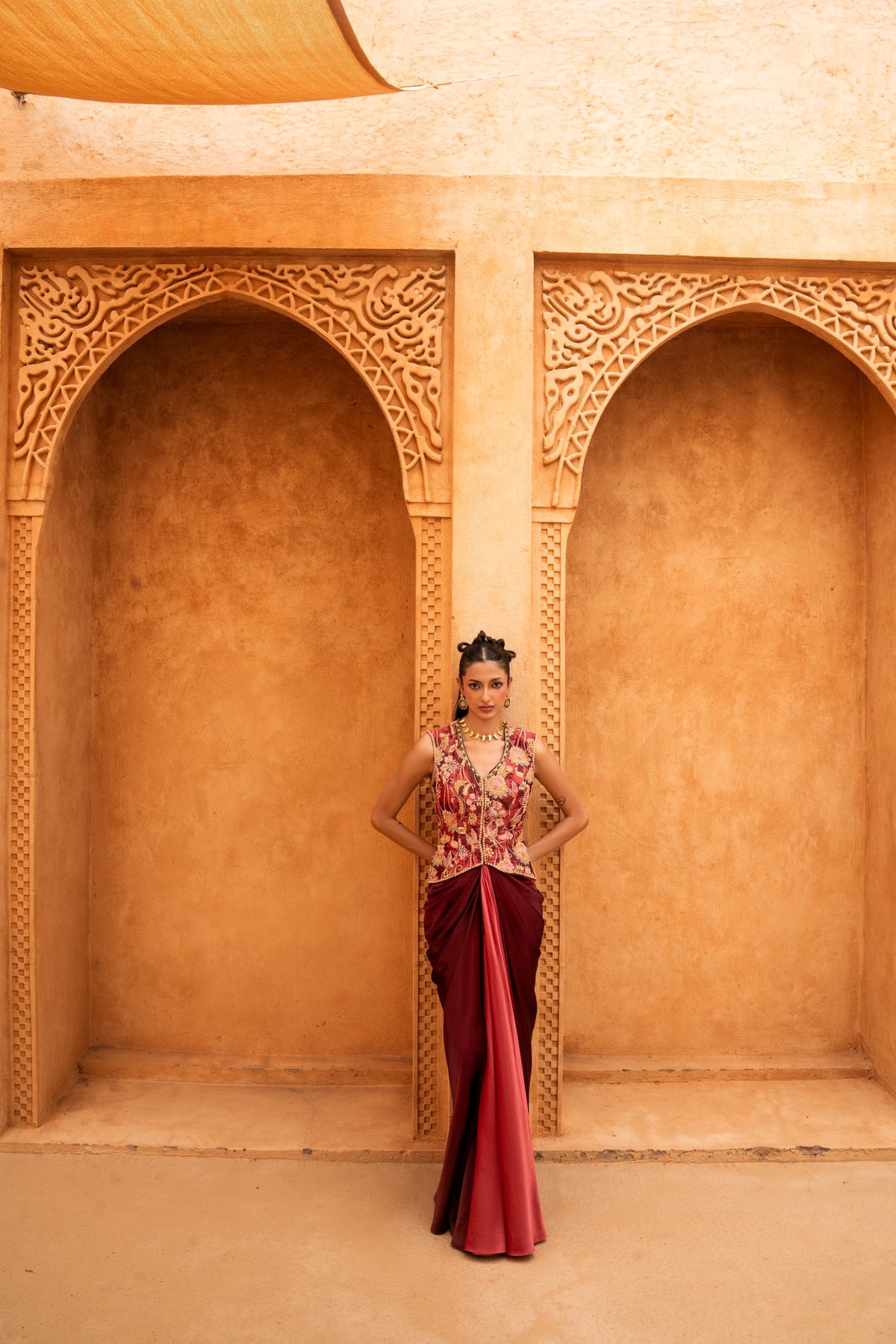 Mehreen Indowestern set - Divya Upadhya