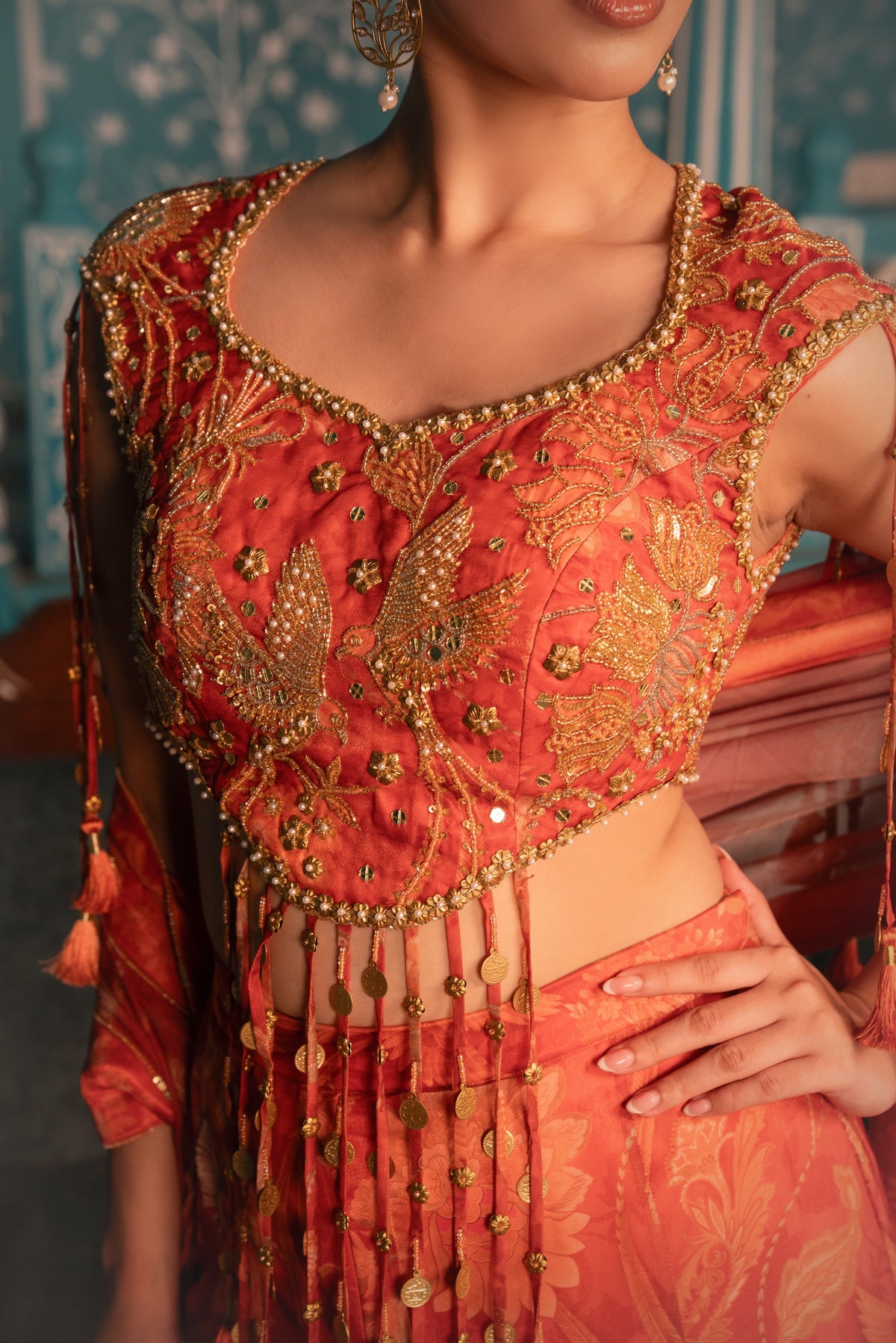 Sunehri Latkan Gharara - Divya Upadhya