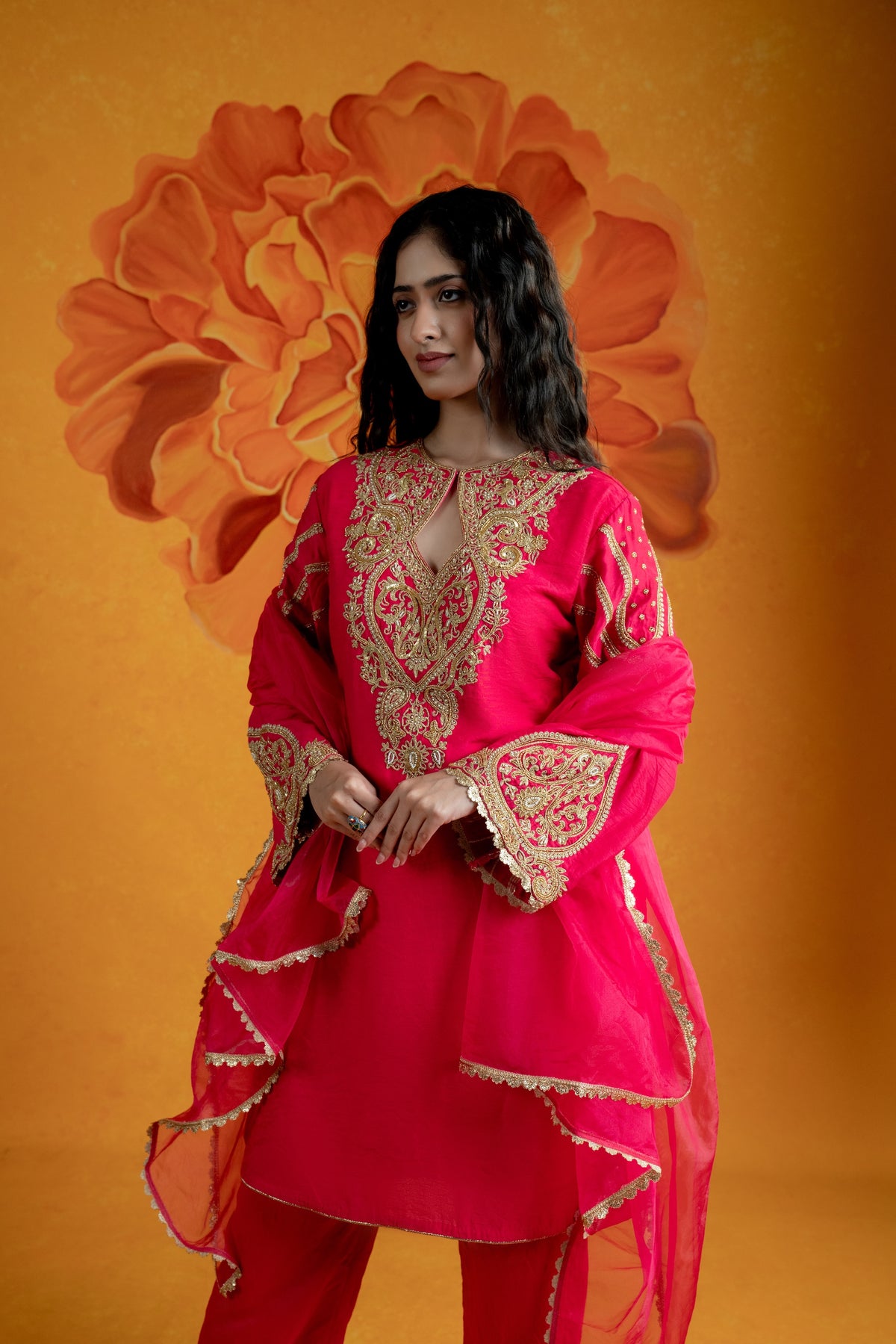 Gulabi Aada Set - Divya Upadhya