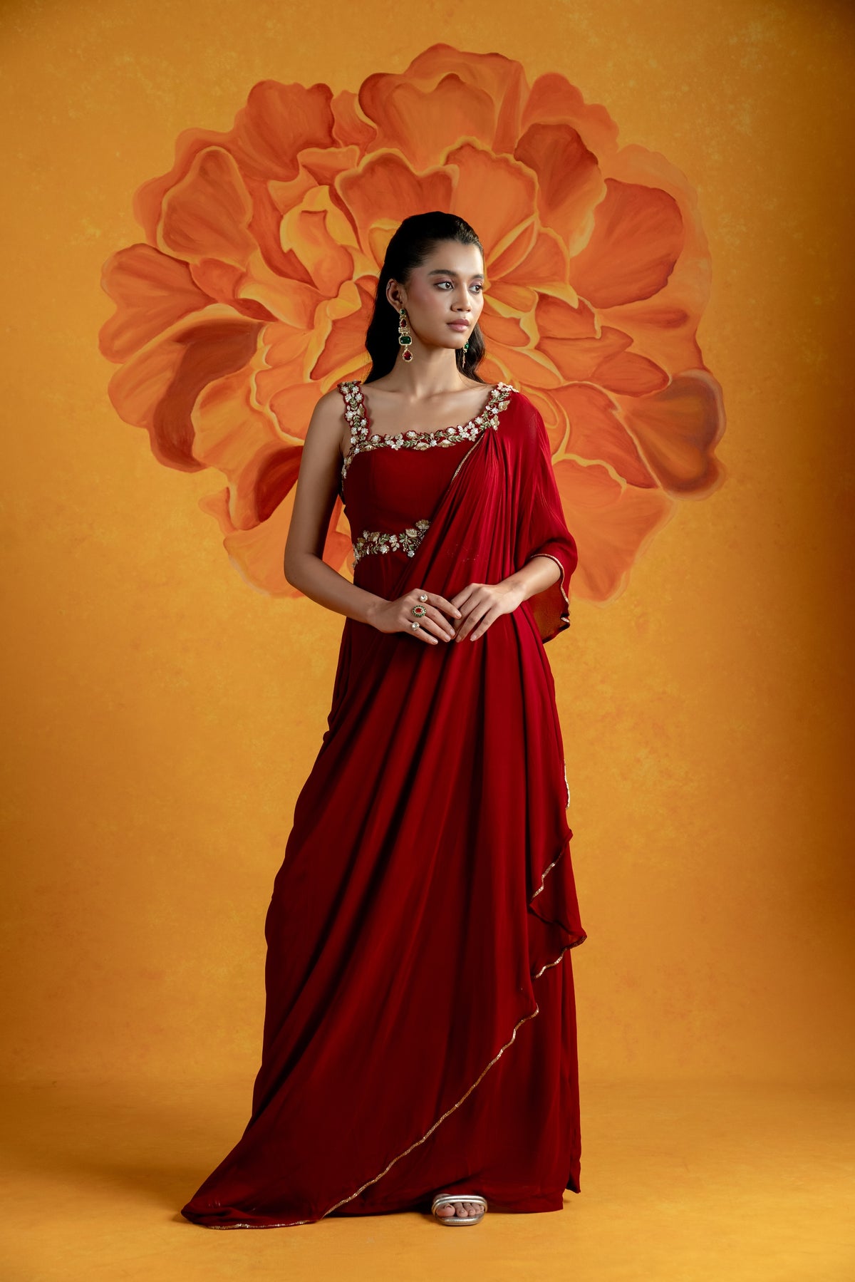 Myra Gown (Red) - Divya Upadhya