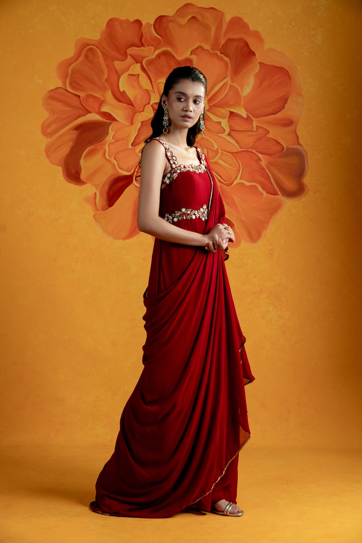 Myra Gown (Red) - Divya Upadhya