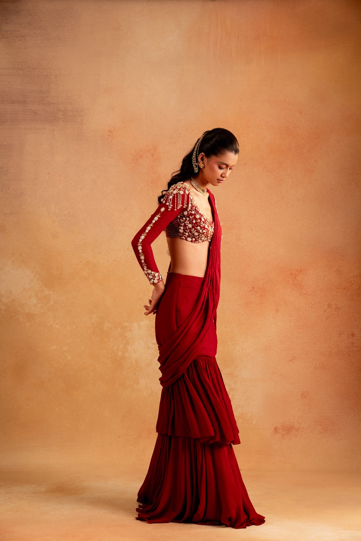 Ruby Noor Saree - Divya Upadhya
