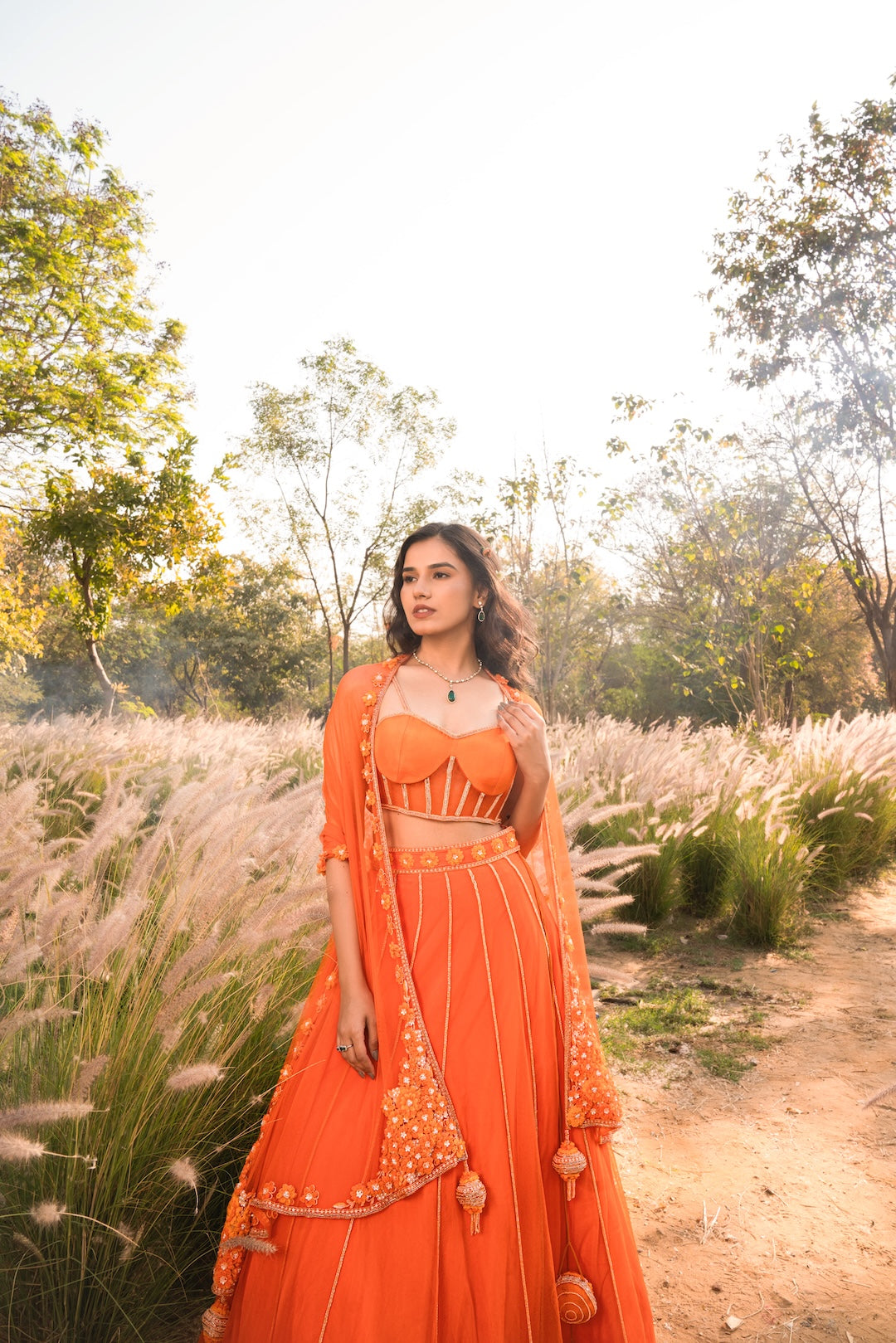 Marigold Muse Lehenga