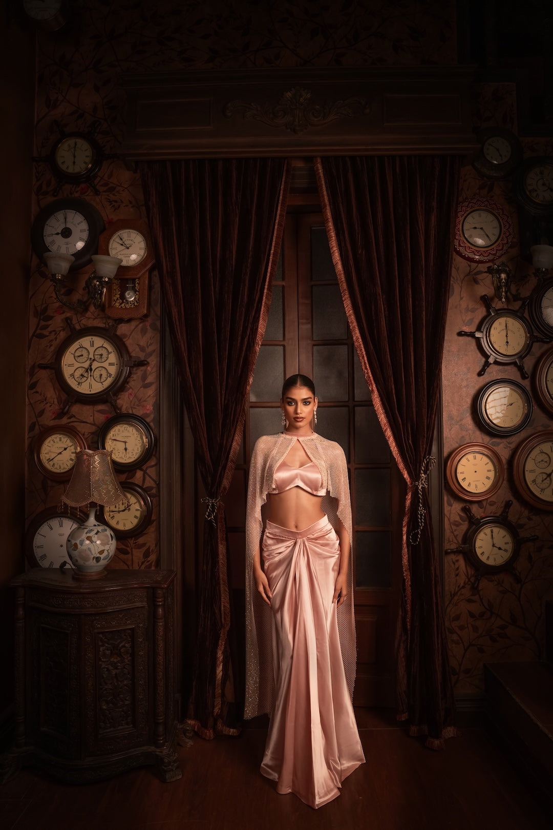 Starlit Peach Drape