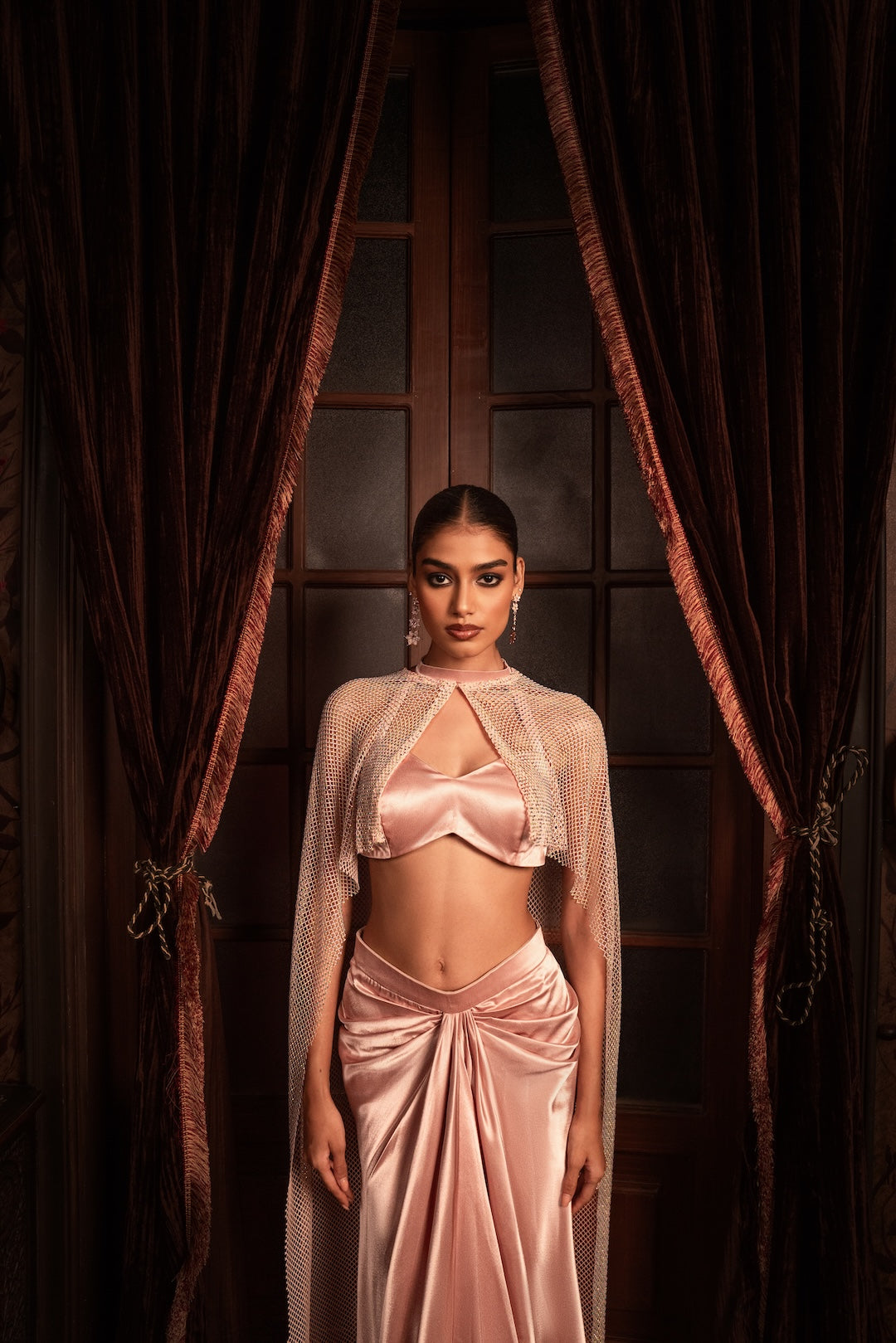 Starlit Peach Drape