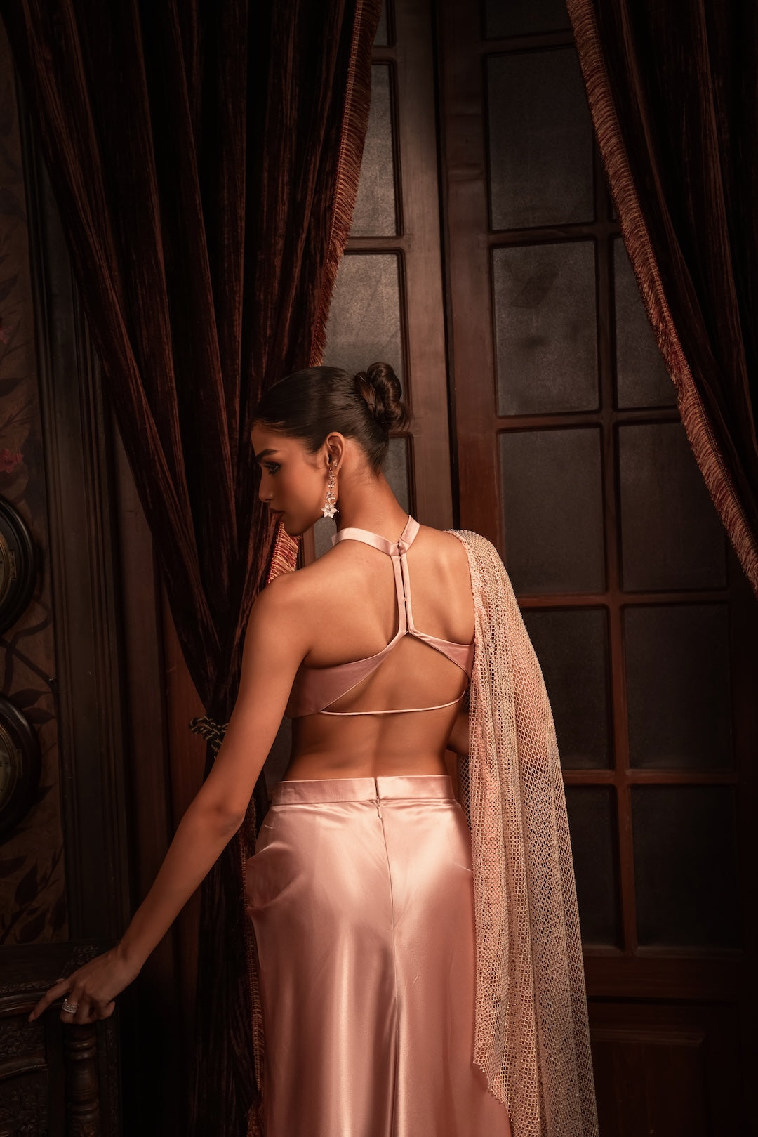 Starlit Peach Drape