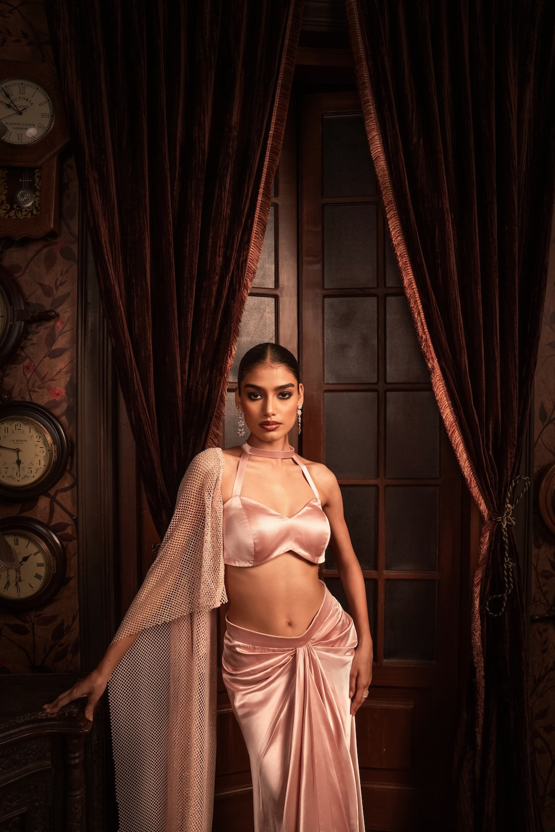 Starlit Peach Drape